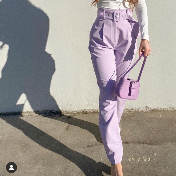 Pants - Meshki lavendar trousers